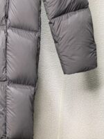 High-Grade Gray Long Women's Puffer Jacket Coat for Warm Suitable for Winter - Image 5