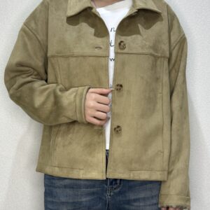 Women's Basical Simple Suede Coat Jacket
