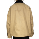 Women's Retro Style Workwear Jacket with Contrast Colors Coats - Image 5