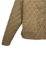 Women's Vintage Eco-Friendly Breathable Velour Quilted Jacket 2026 New Fashion Retro Loose Regular Sleeve Trendy Elegant - Image 5