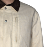 Men's Vintage Softshell Jacket Stand Collar Waterproof Windproof Zipper Closure Casual Work Jacket for Winter OEM Service - Image 4