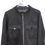 Black Men's Suede Jacket - Image 3