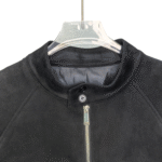 Black Men's Suede Jacket - Image 6