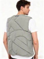 Customized Men's High Quality Fluffy Padding Vest Warm Winter Outer Wear Casual Style Windproof Breathable Zipper Closure - Imagen 2