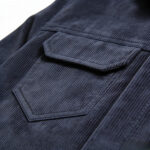 Autumn Winter Men's 100% Cotton Corduroy Jacket High Quality Lamb Skin Collar with Button Classic Style - Image 5
