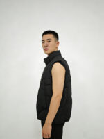 Men's Work Vest-Polyester Waterproof Windproof Quilted Utility Outerwear with Multi-Pockets - Image 3