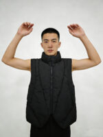 Men's Work Vest-Polyester Waterproof Windproof Quilted Utility Outerwear with Multi-Pockets - Image 2