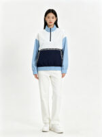 Casual Streetwear Color-Blocked Windbreaker Jacket