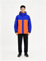Men’s Two-Tone Outdoor Hooded Windbreaker