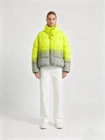 Women's Gradient Stand Collar Short Padded Coat