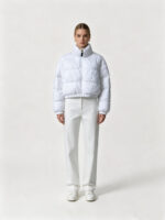 Women's Cropped Stand‑Collared Padded Jacket