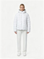 Women's Short Hooded Quilted Padded Jacket